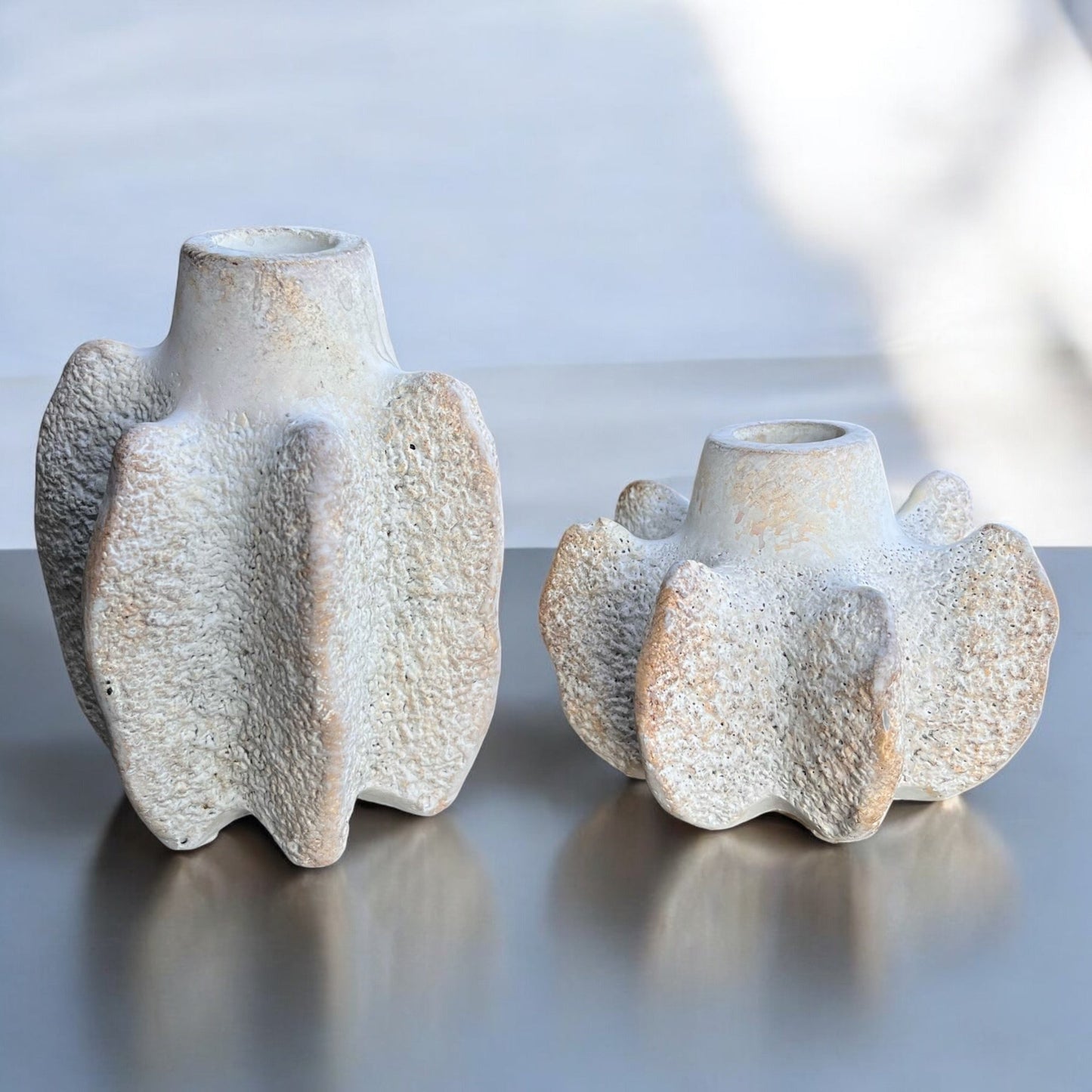 LUMA Candle Holders - Brutalist Concrete