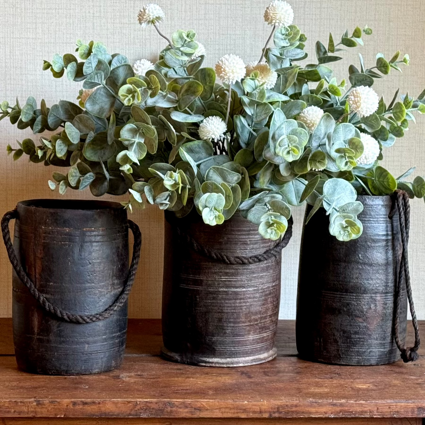 ESME Rustic Bucket - Wood
