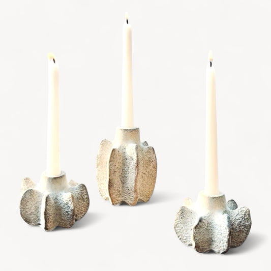 LUMA Candle Holders - Brutalist Concrete