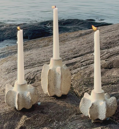 LUMA Concrete Candle Holders